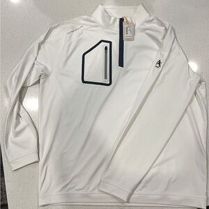 Peter Millar White sweatshirt